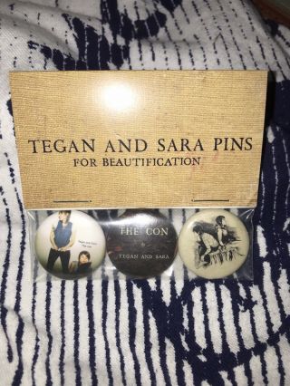 Tegan And Sara For Beautification Pin Set The Con