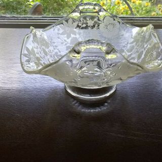 Vintage Cambridge Glass Etched 
