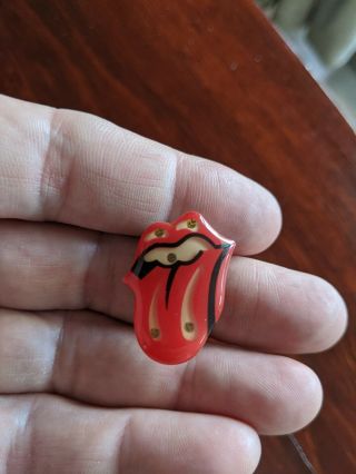 Rolling Stones Tour Flashing Tongue Blinkie Pin Official Merchandise 2005/2006