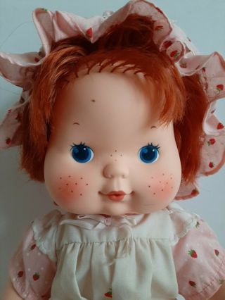Vintage Strawberry Shortcake Blow - a - Kiss Baby Doll COMPLETE & 2