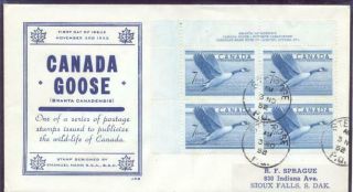 Canada 320 First Day Cover,  Canada Goose,  Jcr Cachet