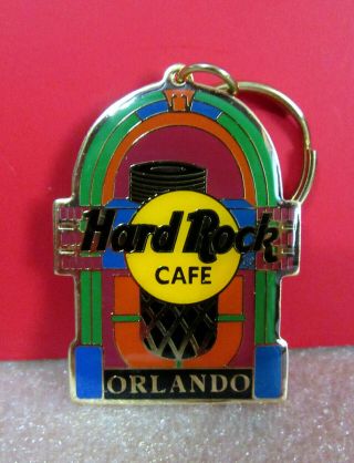 Hard Rock Cafe Orlando Juke Box Key Chain
