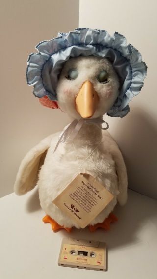 Worlds Of Wonder Mother Goose 1986 With Ugly Duckling Cassette And Book