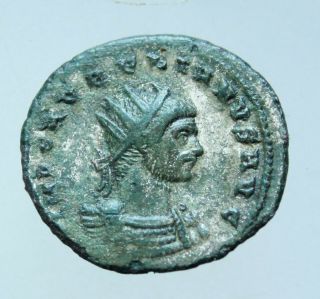 Aurelianus (270 - 275 Ad).  Ae Silvered Antoninianus (22mm,  3,  5),  Emperor Kyzikos