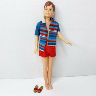 Vintage Mattel Ricky Doll 1090 Barbie Skippers Friend Clothes Sandals