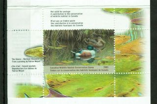 Canadian Wildlife Habitat Conservation Stamp 2003 $8.  50 764