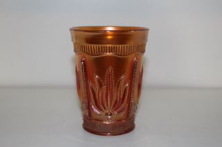 Vintage Fenton Marigold Carnival Glass Cactus Pattern 4 " Tumbler