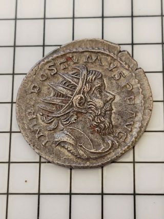 Ancient Roman Empire Coin - Postumus - Moneta On Reverse - Billion Antoninianus