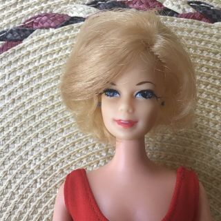 Vintage Stacey Barbie Doll Twist N Turn 1966 Japan Eyelashes