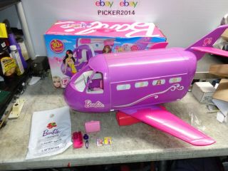 Mattel Barbie Passport Glamour Vacation Jet Airplane Plane Mattel V8956