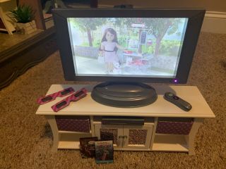 American Girl Doll Music And Movies Entertainment Center Set For 18” Dolls Tv