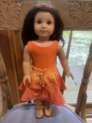 Vtg 2006 Retired American Girl Doll Jess Girl Of The Year Toy 18”