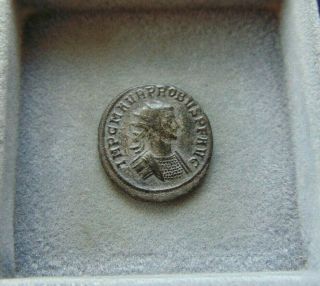 Rare Very Fine Roman Empire Probus Silvered Antoninianus 23mm/4,  4gr