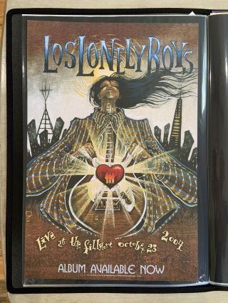 Los Lonely Boys “live At The Filmore 2004” Promo Poster