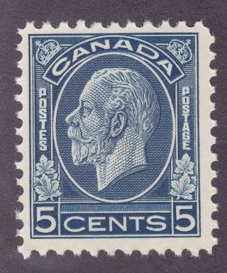 Canada 199 Mnh Og 1932 5c Dark Blue Kg V Issue Very Fine