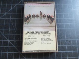 Joe Perry Project Let The Music Do The Talking Cassette 1980 Aerosmith