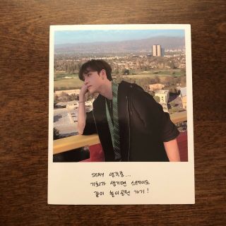 Stray Kids Bang Chan Official Polaroid | Go生 Go Live Usa Seller