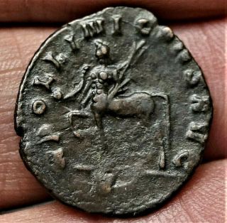 Gallienus,  Centaur,  260 - 268 A.  D.  20mm,  2.  7g,  Ancient Roman Bronze Antoninianus