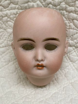 Small Antique German Bisque Doll Head Only 192 Kammer & Reinhardt -