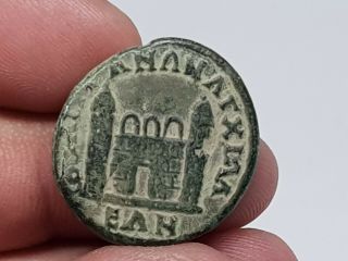 Very Rare Ancient Roman Provincial Bronze Coin Of Antoninus 9,  8 Gr 25 Mm