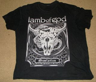 Lamb Of God - Desolation Xl Concert Tour T - Shirt Punk Rock