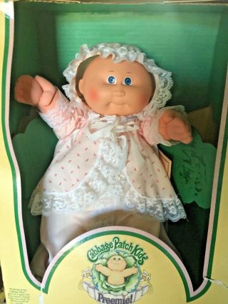 1984 Vintage Cabbage Patch Kids Doll Preemie 3870 Meggy Cara