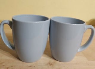 Corelle Jasmine Blue Stoneware Coffee Mug Tea Cup Set Of 2 Large 16 Oz
