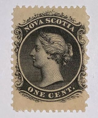 Travelstamps; 1860 Nova Scotia Stamps Scott 8 Gum Hinged