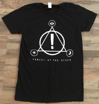 Panic At The Disco T - Shirt,  Size Small,  Black Panic At The Disco Shirt