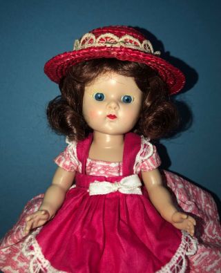 Vintage Vogue Ginny Doll In Her 1954 Medford Tagged My Tiny Miss Dress