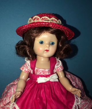 Vintage Vogue Ginny Doll in her 1954 Medford Tagged My Tiny Miss Dress 2