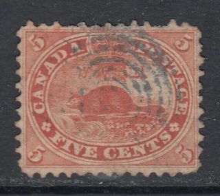 Canada Scott 15c 5 Cent Beaver Brick Red Perf 11 3/4 " First Cents " F
