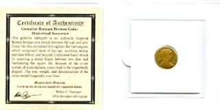 Authentic Ancient Rome,  The World’s Greatest Empire Coin Mini Album & Certificate 2