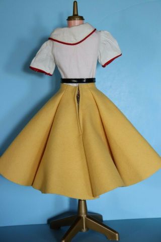 Vintage Felt Skirt Blouse & Belt For Madame Alexander Cissy Others 2