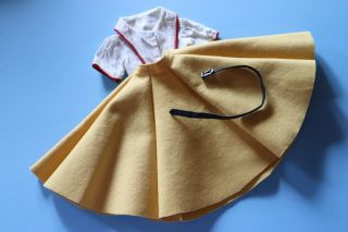 Vintage Felt Skirt Blouse & Belt For Madame Alexander Cissy Others 3