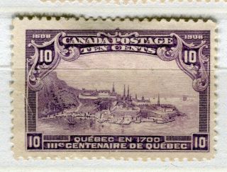 Canada; 1905 Early Quebec Issue Fine 10c.  Value
