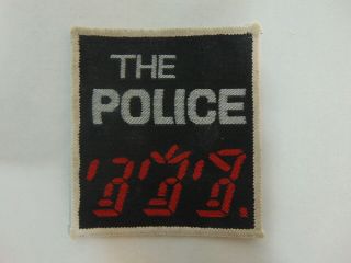 Vintage The Police (band) Patch