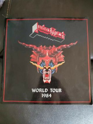 1984 Judas Priest Defenders Of The Faith World Tour Program Concert Book