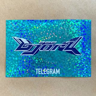 Bjork Telegram Promo Sticker / Postcard 1996