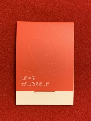 Bts World Tour Love Yourself Mini Photo Card Set