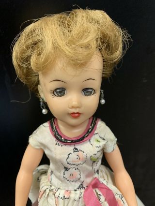 Vintage Ideal Little Miss Revlon Doll Marked On Neck