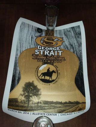 George Strait The Cowboy Rides Away Concert Poster 24/445