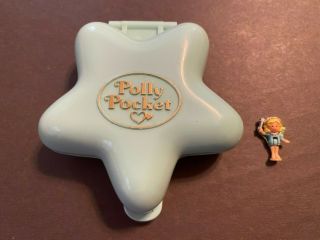1992 Vintage Polly Pocket Fairy Wishing World Compact Bluebird Toys
