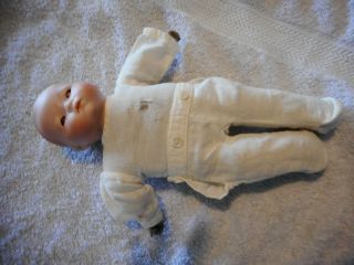 Antique Bisque Headed 11 " A&m Baby Doll