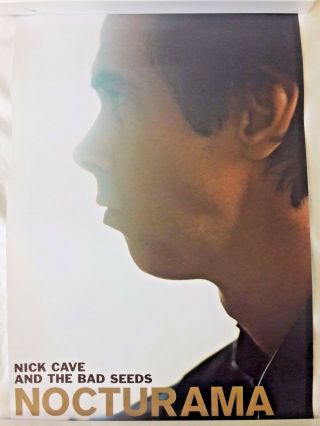 Nick Cave And The Bad Seeds - Nocturama Rare Promo Poster Pj Harvey Tom Waits
