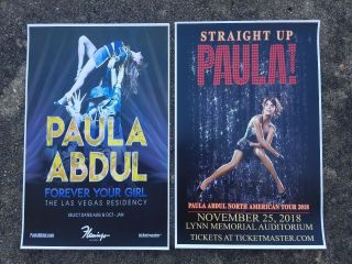 Paula Abdul 11x17 Promo Tour Concert Poster Vegas Shirt Cd Tickets
