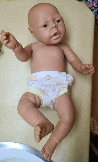 Vintage Jesmar Baby Girl Doll Anatomically Correct Realistic Reborn Made n Spain 2