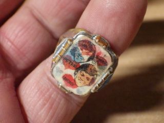 Vintage 1960s The Monkees Official Flicker Ring Davy Peter Micky Mike Music