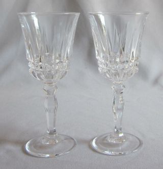 2 Cordial Glasses Goblets Cristal D 