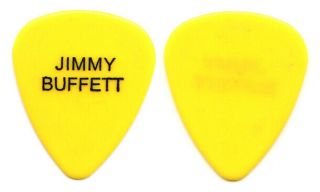 Jimmy Buffett Guitar Pick : 1990s Tour Yellow Concert